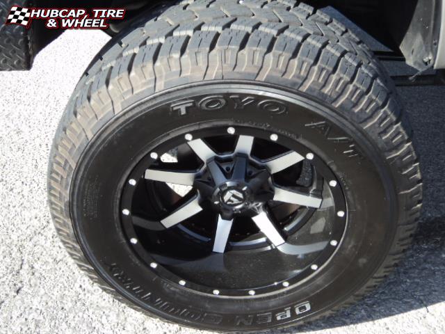 vehicle gallery/chevrolet silverado 2500 hd fuel maverick d262 20X12  Black & Milled wheels and rims